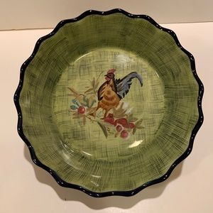 NWT TRACY PORTER ROUND PIE PLATE.